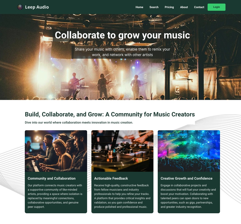 Leep Audio Music Platform